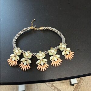 Elegant Gold and Cream Necklace